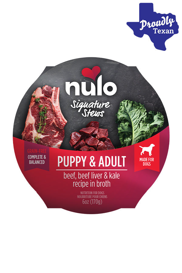 Nulo Beef Liver and Kale Stew Signature Dog Food Cups
